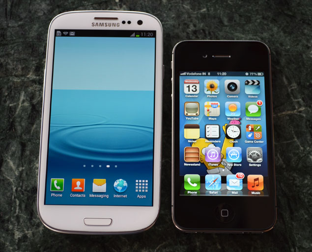 Samsung Galaxy S III vs Apple's iPhone