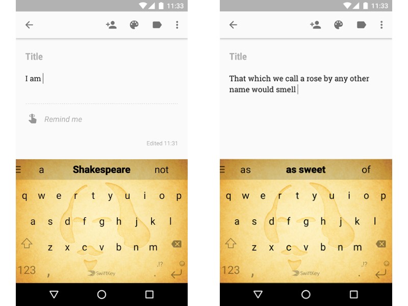 SwiftKey's ShakeSpeak Keyboard App Lets You Text Like Shakespeare