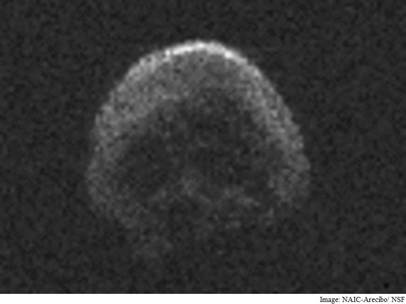 Skull Face Dead Comet to Hurtle by Earth on Halloween
