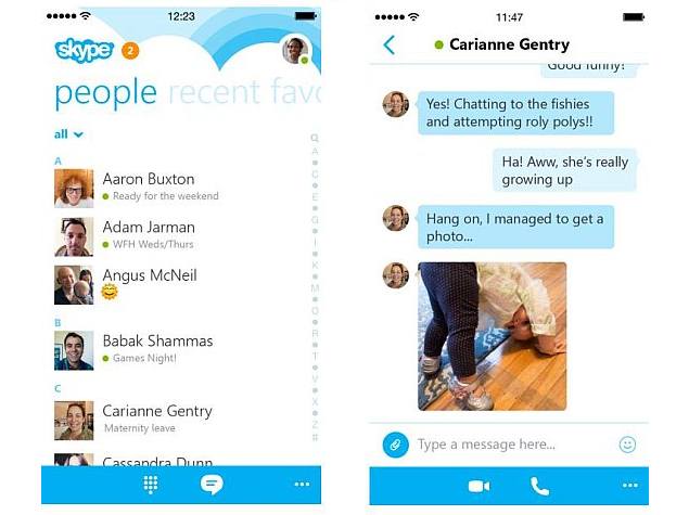 Skype 5.7 for iPhone Update Brings Faster Chat Load Time and More