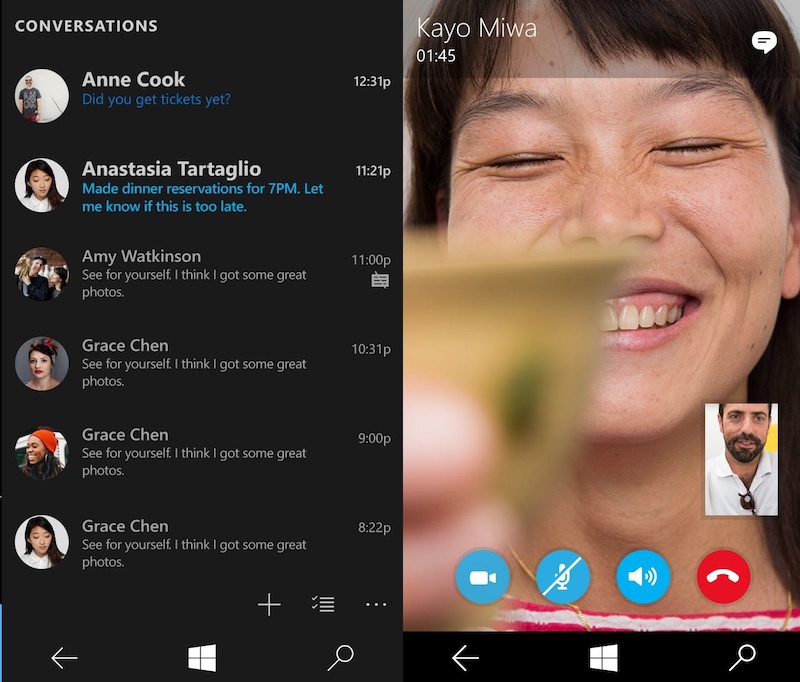 Skype Messaging Beta for Windows 10 Mobile Quietly Released