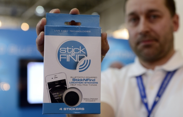 MWC 2013: Smart 'stickers' that let you find things by phone