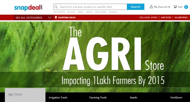 Snapdeal Launches 'The Agri Store' With Products for Farmers