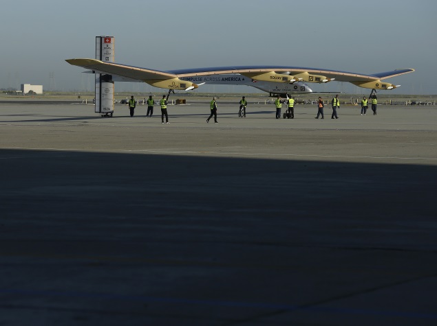 Solar-Powered Plane to Land in Gujarat on Tuesday in Round-the-World Trip