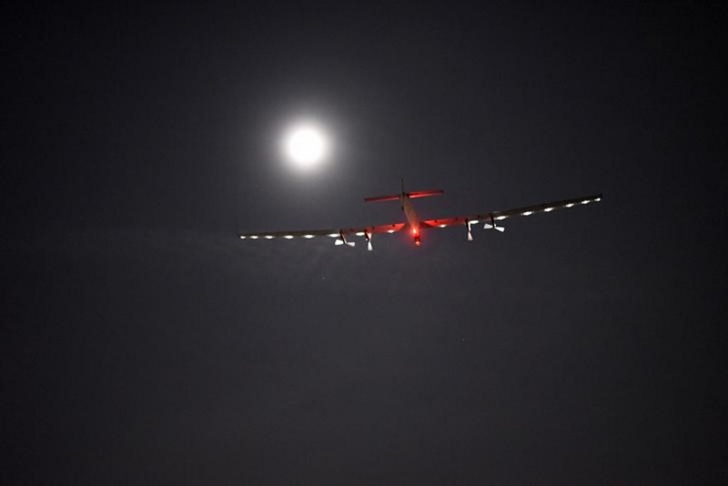 Solar Impulse 2 Lands in New York in Historic Bid to Circle the Globe