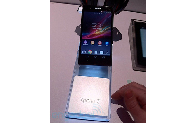 Xperia Z sighted at Sony booth ahead of CES launch