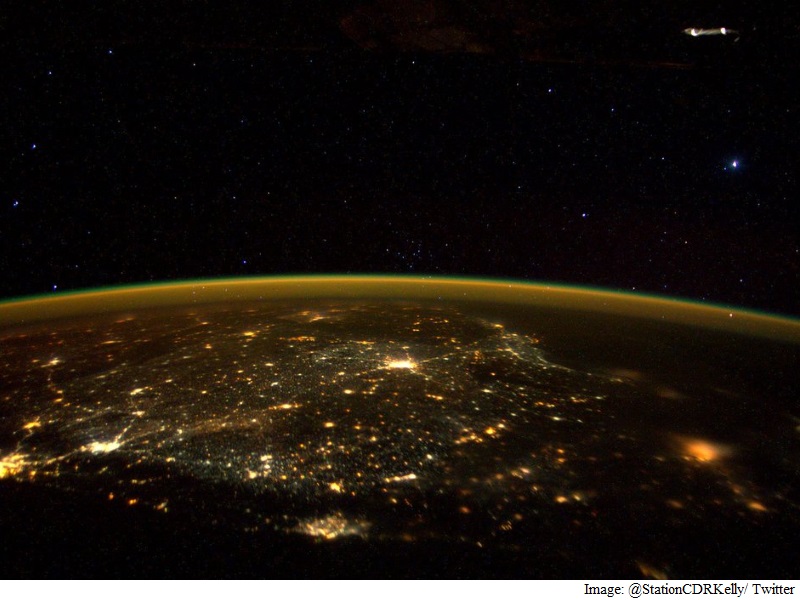ISS Astronaut Scott Kelly Tweets Images of South India