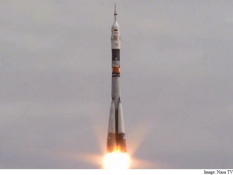 Soyuz Rocket With Three Astronauts Launches Towards ISS