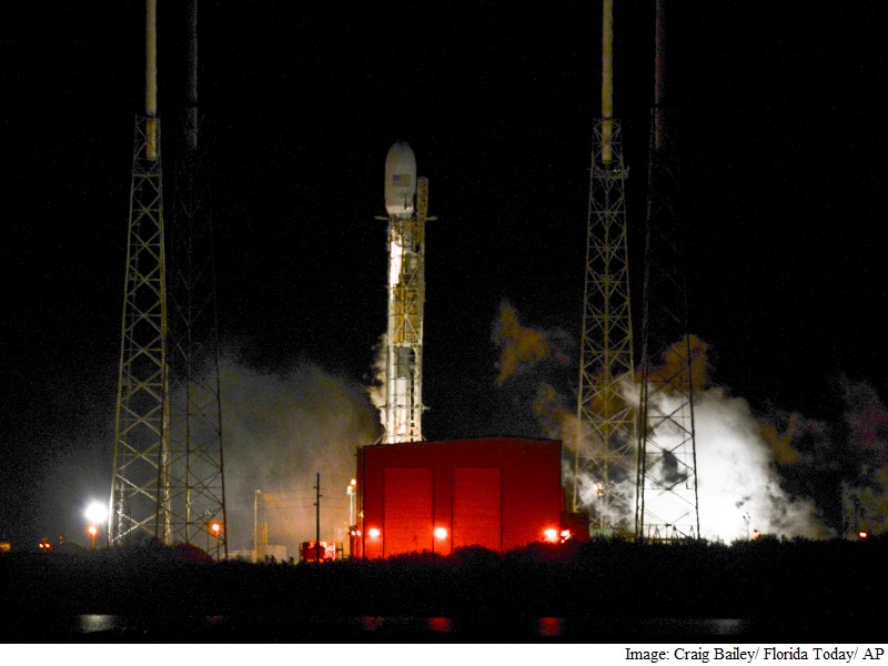 SpaceX Launches Communications Satellite but Botches Sea Landing