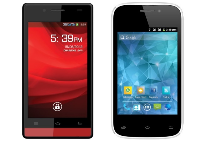 Spice Stellar Glamour and Smart Flo Space with Android 4.2 launched 