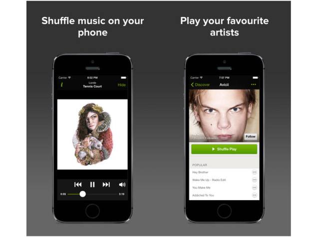 Spotify brings free shuffle-based streaming to iOS, makes good on promise