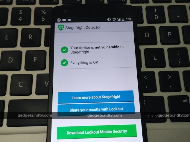 Stagefright Vulnerability Detector App Now Available on Google Play