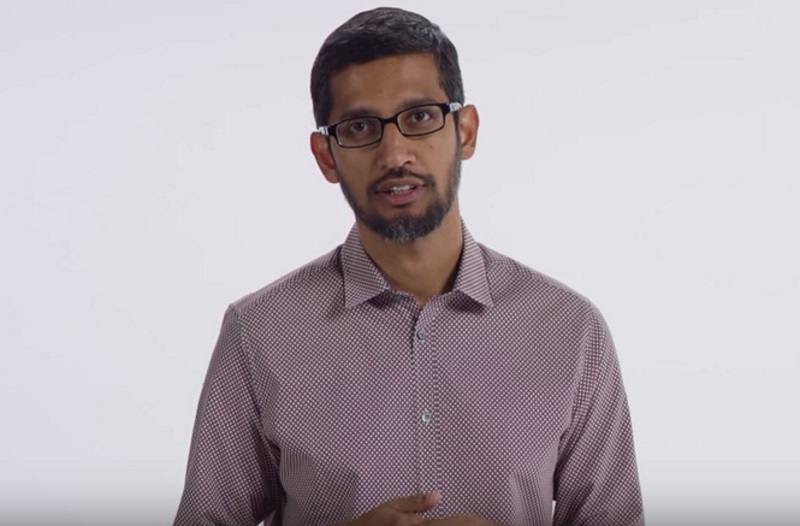 Google CEO Sundar Pichai Meets With EU Antitrust Chief