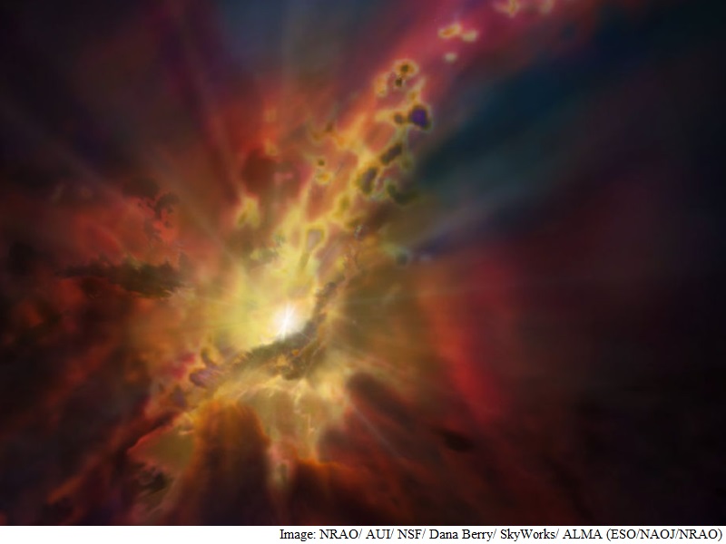 Astronomers Observe 'Supermassive' Black Hole Gorging on Gas