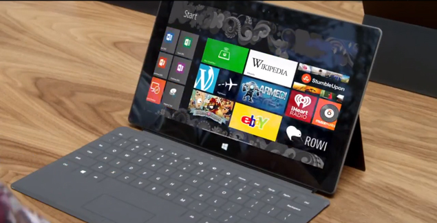 Microsoft releases first Surface tablet commercial