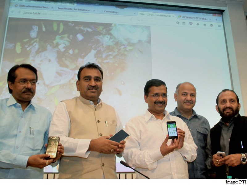 Delhi Government Launches Swachh Delhi App
