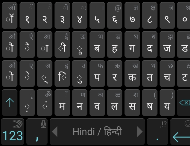 hindi keyboard image for laptop