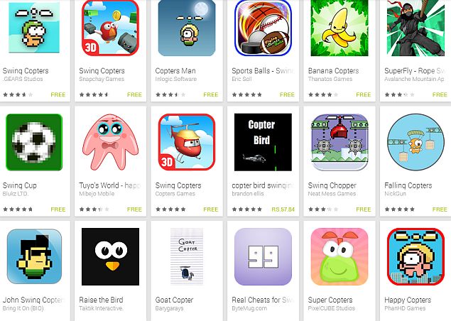 Over 800 Flappy Bird Clones Still Exist: Here are the Most Ridiculous