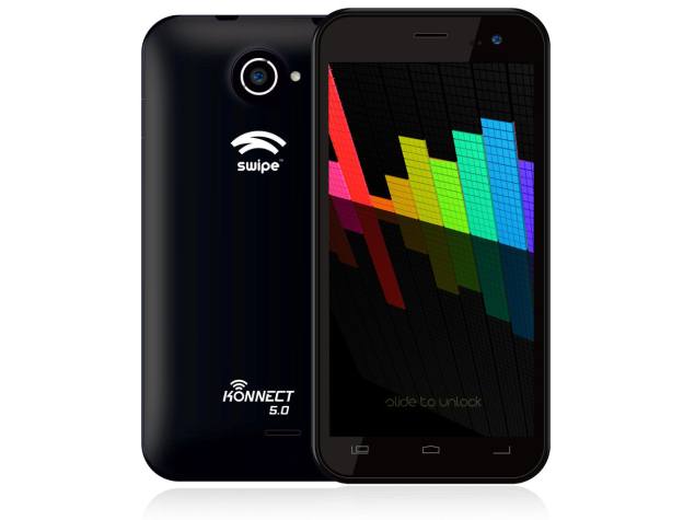 Swipe Konnect 5.0 With 5-inch Display, Quad-Core Processor Launched at Rs. 8,999