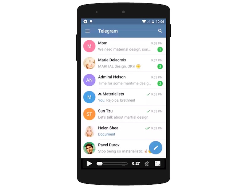 Telegram Gets Supergroups With 1000-Member Capacity, In-App Notifications