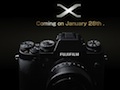 Fujifilm teaser reveals new X-mount camera set for January 28 unveiling