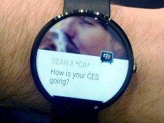 BlackBerry Announces BBM for Android Wear at CES 2015