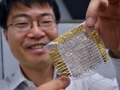 A flexible electrical circuit one-fifth the thickness of food wrap