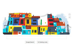 Latest World Cup 2014 Doodle Pays Homage to the Streets of Rio