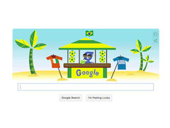 Greece vs Cote d'Ivoire Match Depicted in Wednesday's Google Doodle