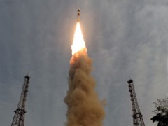Isro&#039;s GSLV-Mark III Lifts Off With Unmanned Crew Module