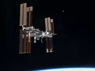 Russian Cargo Spacecraft En-Route to ISS