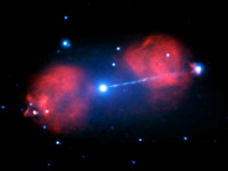 Nasa's Chandra X-Ray Observatory Spots Spectacular Jet in Faraway Galaxy