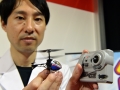 World's smallest remote controlled toy helicopter showcased