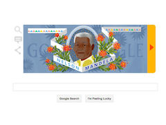 Nelson Mandela's 96th Birth Anniversary Marked by a Google Doodle