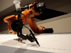 Robot Writes the Torah at Berlin's Jewish Museum