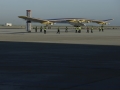 Solar-powered plane ends US tour in Washington