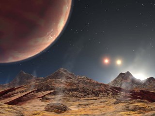 Jupiter-Sized Planet Found in Triple-Star System