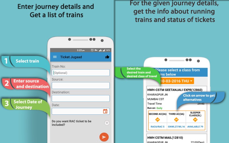 ट्रेन का कनफर्म टिकट पाने में आपकी मदद करेगा 'टिकट जुगाड़' ऐप