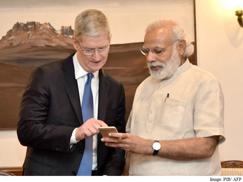 Apple's Tim Cook Meets Indian Prime Minister, Unveils Updated Narendra Modi App