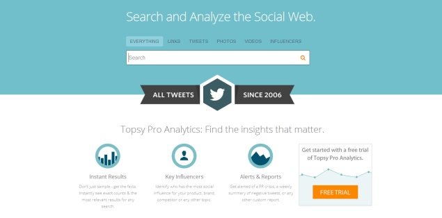 Apple buys Topsy, a company specialising in Twitter search and insights