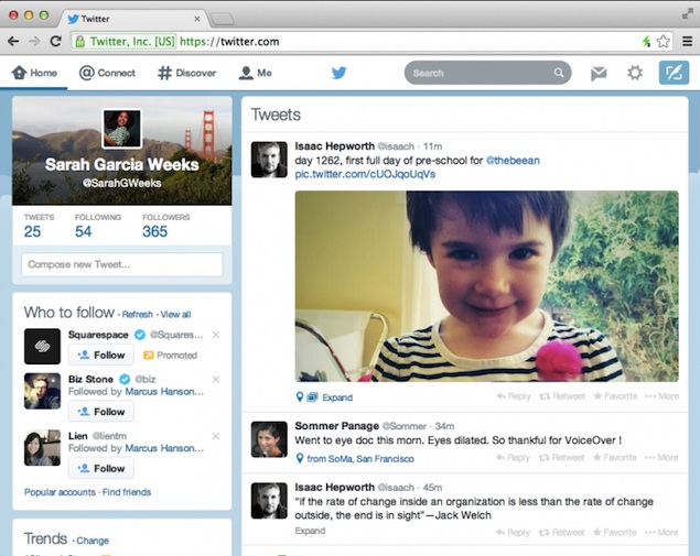 Twitter rolls out mobile app-inspired website redesign to all users