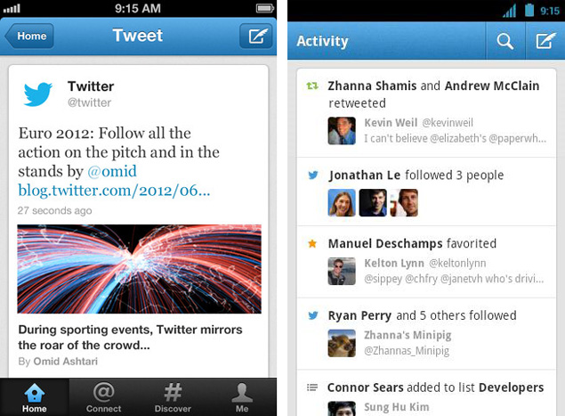 Twitter for iOS, Android adds expanded tweets, notifications