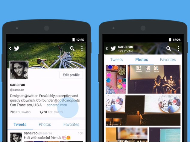 Twitter for Android Gets Revamped Profiles With Bigger Photos and More