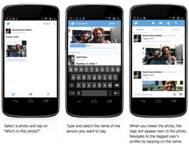 Twitter apps for Android and iOS get photo tagging feature and more