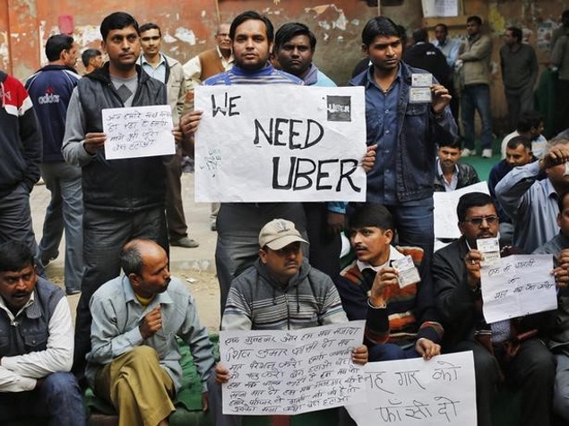 Uber Says Won't Take Commission From Delhi Taxis Until Uncertainty Lifts