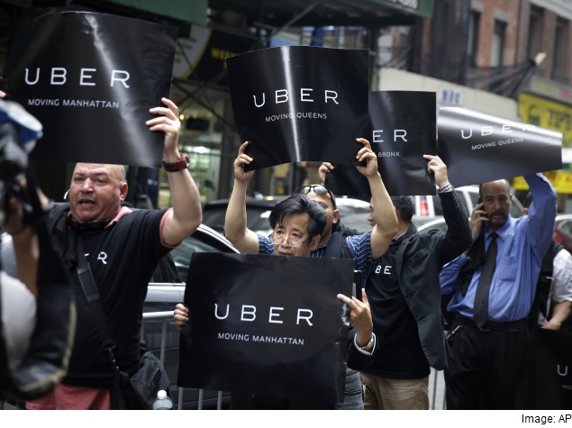 New York Mayor Calls for 'Pause' in Uber's Growth