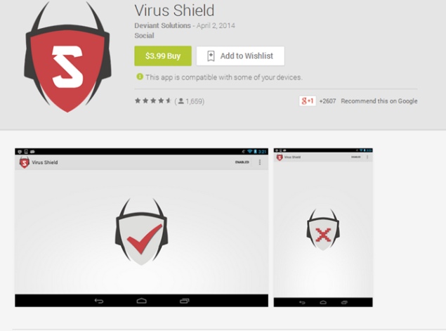 Google refunds users who bought the 'fake' Virus Shield app