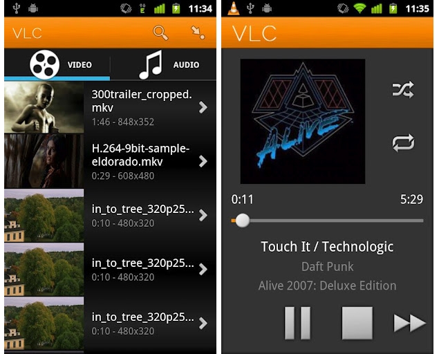 vlc for android beta released in google