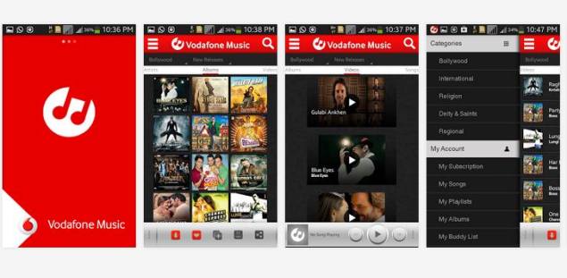 Vodafone Music mobile streaming service launched in India