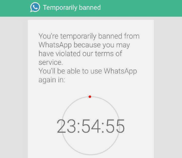 WhatsApp Says Blocking Third-Party Clients Not Banning Users Permanently